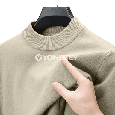 Erkekler üçin güýz-gyş ýarym turtlenek örme switer