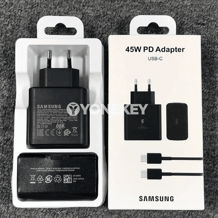 Samsung Z Flip/Fold üçin 45W PD çalt zarýad beriji adapter