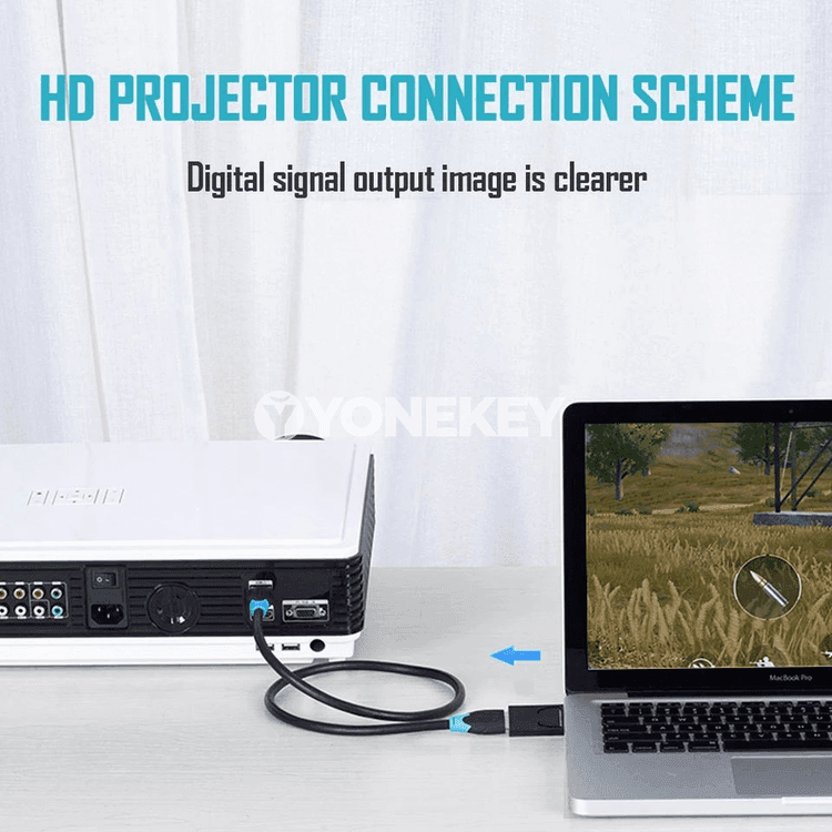 4K DP-den HDMI Adapter, ýokary hilli 60Hz öwrüji