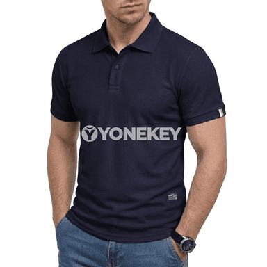 Erkekler üçin ýazky ýeňil polo futbolka
