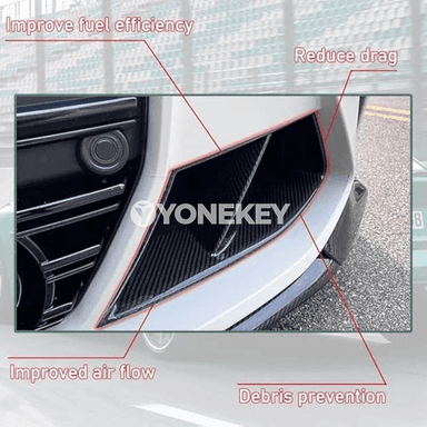 BMW M3 M4 G80/G81/G82/G83 üçin öň bamper karbon howa giriş bezegi