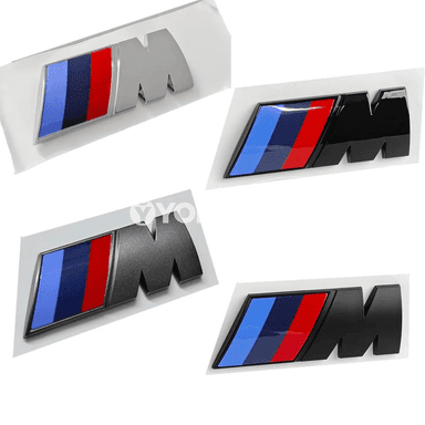 BMW M logolu awto stikeri 45-90 mm, 2-1 bölek metal nyşan