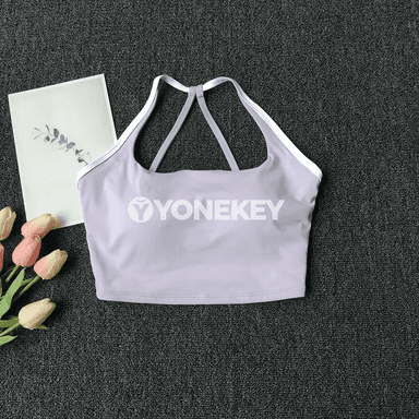Aýallar üçin sport yoga bra, arka gözellik dizaýnly
