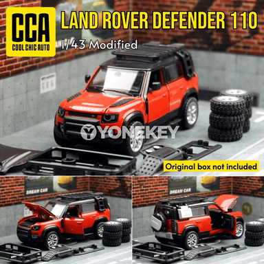Land Rover Defender 1:43 metal model awtoulag, kolleksiýa üçin sowgat