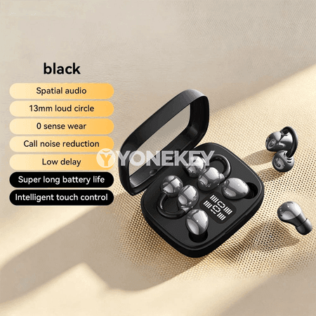 OWS simsiz Bluetooth gulakçepe nauşnikler, sport we ukma üçin