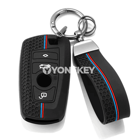BMW üçin silikon açar gapy we brelokly gorag örtük