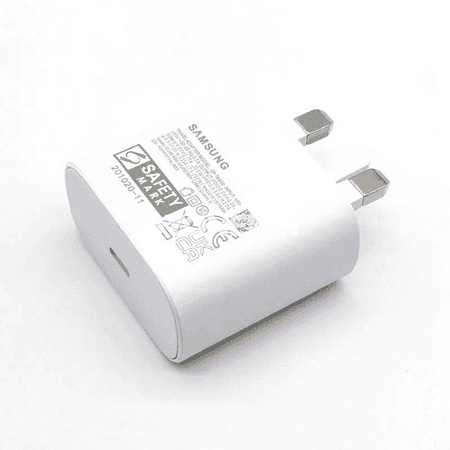 Samsung 25W UK çalt zarýad beriji, Type-C kabel bilen