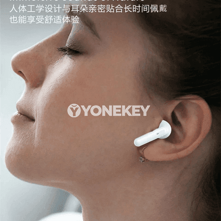 Bluetooth simsiz naushniklar, güýçli batareýa we mikrofonly TWS