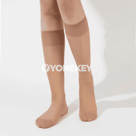 Zenanlar üçin inçe neýlon dyz joraplary — 5 jübüt