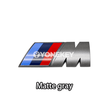 BMW M seriýasy üçin 3D ABS arka emblema — dürli ölçegler