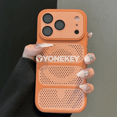 iPhone üçin mat ýylylyk paýlaýan magnitli gorag gaby