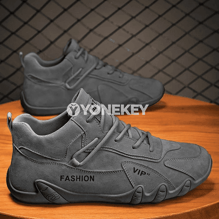 Erkekler üçin ýeňil, ýokary rahatlygy bolan ankle boots — gündelik we iş üçin