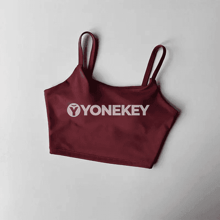 Aýallar üçin sport bra-top, ýoga we fitnes üçin, padly, dem alýan