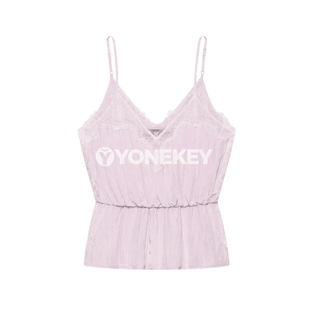 Zenanlar üçin dantelli ýeňil camisole top, tomusky täze görnüş