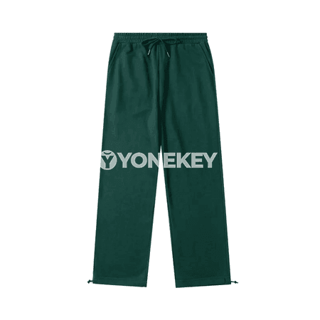 Erkekler üçin giň balakly sport görnüşli gündelik jogger balaklar
