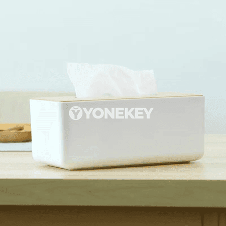 Plastik salfet gutusy, aga gapakly kwadrat organizator
