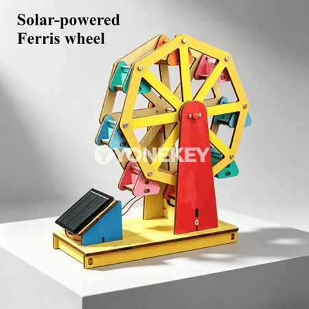 Gün energiýasy bilen işleýän DIY ylmy oýunjak — Ferris tigir modeli
