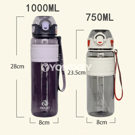 750 ml / 1 L syýahat suw çüýşesi, sport we mekdep üçin