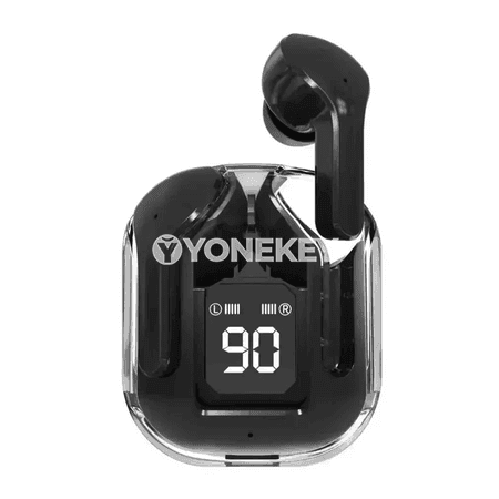 Transparent simsiz Bluetooth nauşnik, HIFI sesli, ähli smartfonlar üçin