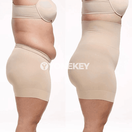 Zenanlar üçin ýokary belli beden şekillendiriji içki balak, plus size