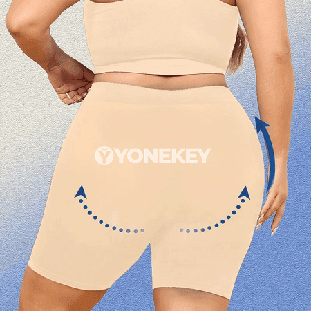 Zenanlar üçin ýokary belli beden şekillendiriji içki balak, plus size