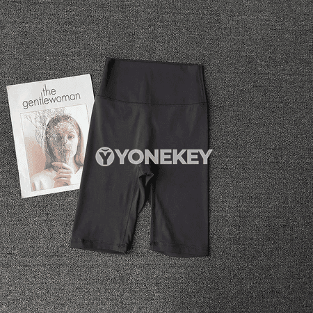 Aýallar üçin ýokary bili fitnes şortik — ýeňil, dem alýan, çalt gurýan