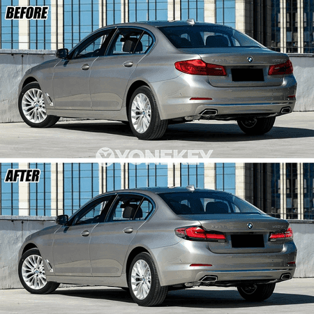 BMW G30 F90 M5 üçin LED LCI yz çyralary, sekwensial signal