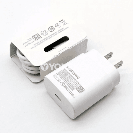 Samsung 25W US adapter, Type-C kabel bilen çalt zarýad beriji