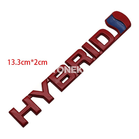 Toyota üçin 3D HYBRID metal awto emblem stiker