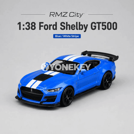 1:38 Ford Mustang Shelby GT500 model maşyny, kolleksiýa üçin