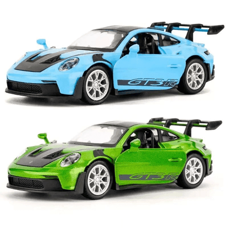Porsche 911 GT3 RS 1:36 metal model awtoulag, pull-back