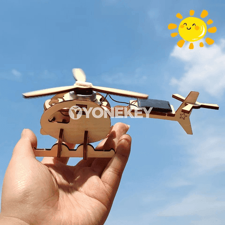 Gün energiýasy bilen işleýän dikuçar modeli, DIY ýygnalýan oýunjak