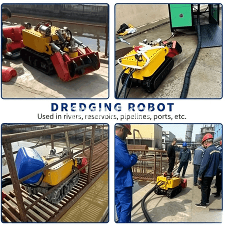 HD kamera bilen senagat şlýud arassalaýjy robot