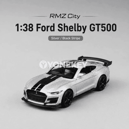 1:38 Ford Mustang Shelby GT500 model maşyny, kolleksiýa üçin