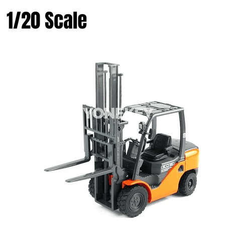 1:20 forklift metal model, gurluşyk tehnikasy, erkin hereketli awtoulag modeli