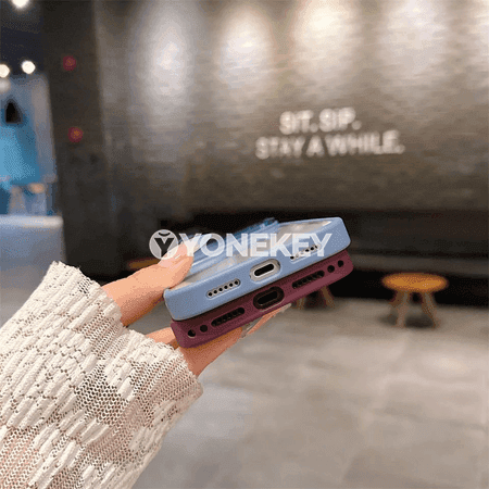 iPhone üçin açyk kameral goragly güýçli gapak
