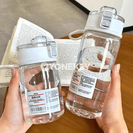 Çeýnikli plastik suw gapy, göterip bolýar, 350/550 ml