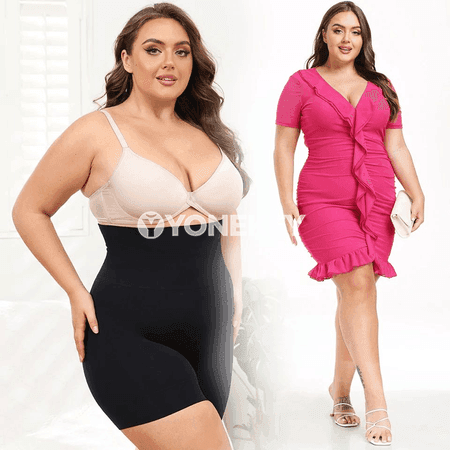 Zenanlar üçin ýokary belli beden şekillendiriji içki balak, plus size