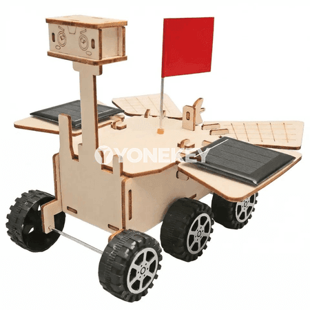 Gün energiýaly Mars gözleg awtoulagy 3D agaç gurluşyk toplumy