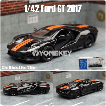 Ford GT 1:36 metal model awtoulag, çekip ýöreýän oýunjak