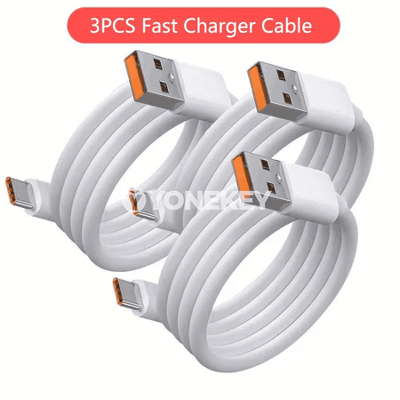 NNBILI 100W USB-C çalt zarýad kabeli, 1–2 m, 3 sany
