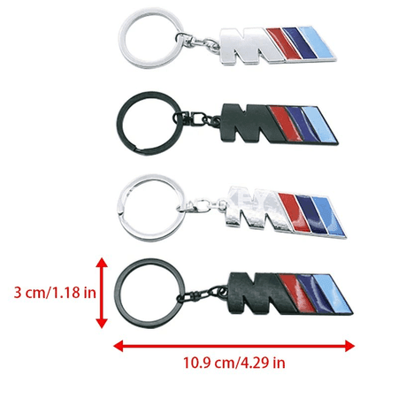 BMW üçin garyndy metal açar zynjyry, logo emblema