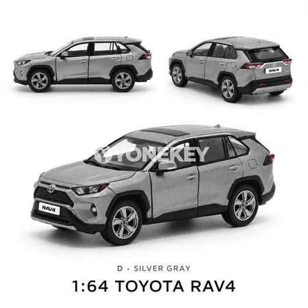 1:64 Toyota RAV4 metal SUV mini awtoulag modeli