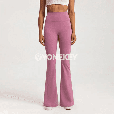 Aýal üçin ýokary boýunly giň balakly yoga legginsi, çeýe sport balagy
