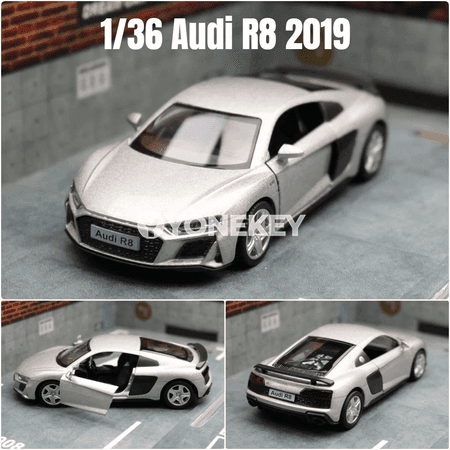Audi R8 Coupe GT Spyder 1:36 diecast model awtoulagy