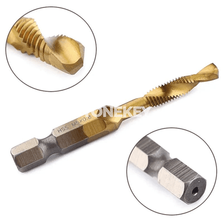 6 bölek HSS titanium örtükli buraw we tap toplumy
