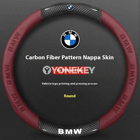 BMW üçin karbon deri rul örtügi, M X1-X7 G20-G30