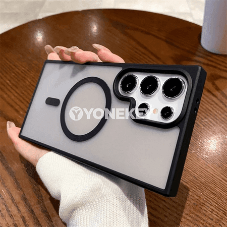 Samsung Galaxy S21–S25 üçin magnitli, ýuka gorag gapak