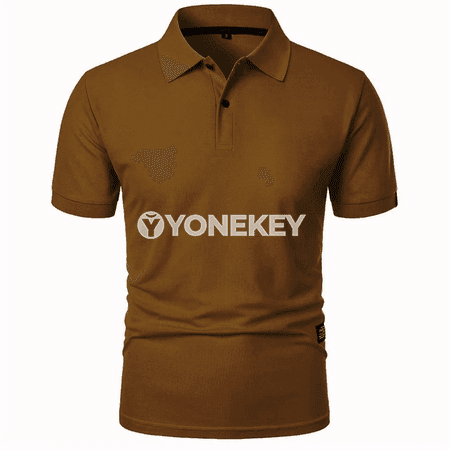 Erkekler üçin ýazky polo futbolka, sport we gündelik stil