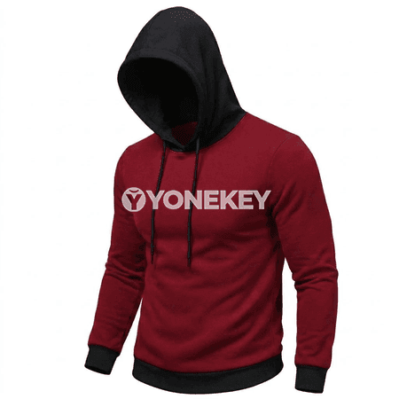 Erkekler üçin sport kapýuşonly penjek — ýyly, döwrebap, gündelik stil